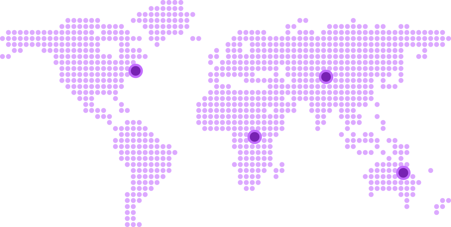 World Map Dotted